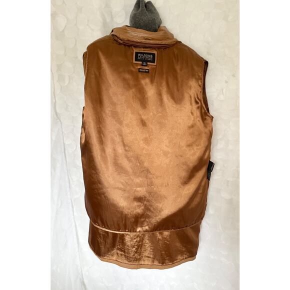 Wilsons Leather Womens 3 X Caramel Brown Coat THINSULATE Removable Lining WARM - Picture 12 of 14